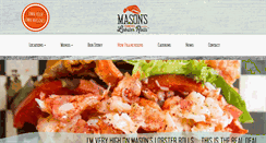 Desktop Screenshot of masonslobster.com